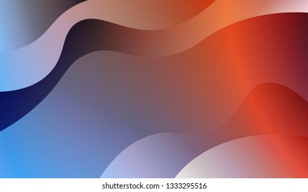 Wavy Background in Pastel Color Design. Fluid Shapes. Abstract Background for Wallpaper, Web Design, Brochure, Visit Card. Vector wave pattern. Futuristic design.