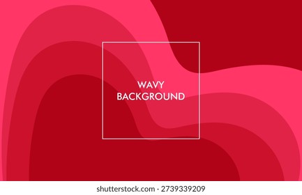 wavy background with red pink color background good for banner wallpaper background social media printing