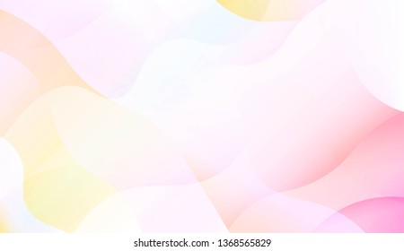 Wavy Background. Soft Color Gradient Background. For Greeting Card, Flyer, Invitation. Vector Illustration