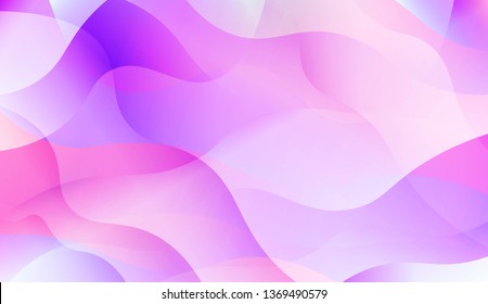 Wavy Background. Soft Color Gradient Background. For Greeting Card, Flyer, Invitation. Vector Illustration