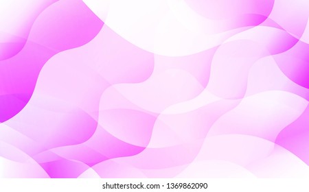 Wavy Background. Soft Color Gradient Background. For Greeting Card, Flyer, Invitation. Vector Illustration