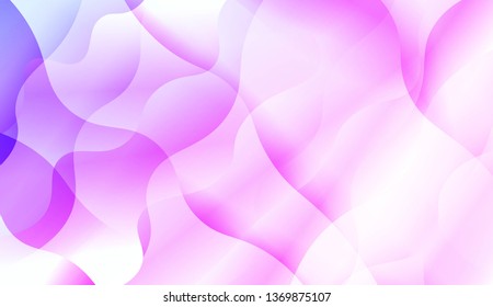 Wavy Background. Soft Color Gradient Background. For Greeting Card, Flyer, Invitation. Vector Illustration