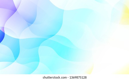 Wavy Background. Soft Color Gradient Background. For Greeting Card, Flyer, Invitation. Vector Illustration