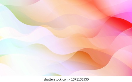 Wavy Background. Soft Color Gradient Background. For Greeting Card, Flyer, Invitation. Vector Illustration