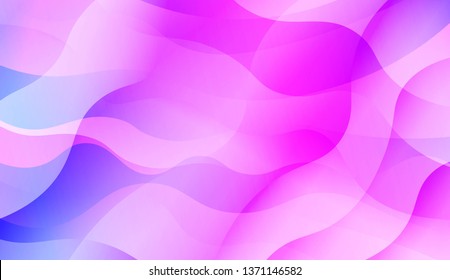 Wavy Background. Soft Color Gradient Background. For Greeting Card, Flyer, Invitation. Vector Illustration