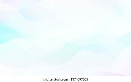 Wavy Background. Soft Color Gradient Background. For Greeting Card, Flyer, Invitation. Vector Illustration