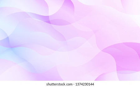Wavy Background. Soft Color Gradient Background. For Greeting Card, Flyer, Invitation. Vector Illustration