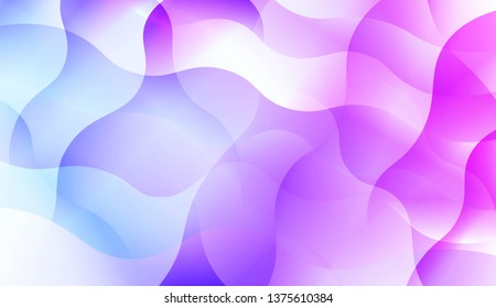 Wavy Background. Soft Color Gradient Background. For Greeting Card, Flyer, Invitation. Vector Illustration