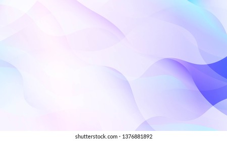 Wavy Background. Soft Color Gradient Background. For Greeting Card, Flyer, Invitation. Vector Illustration