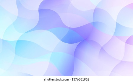 Wavy Background. Soft Color Gradient Background. For Greeting Card, Flyer, Invitation. Vector Illustration