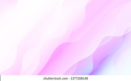 Wavy Background. Soft Color Gradient Background. For Greeting Card, Flyer, Invitation. Vector Illustration