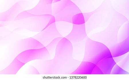 Wavy Background. Soft Color Gradient Background. For Greeting Card, Flyer, Invitation. Vector Illustration
