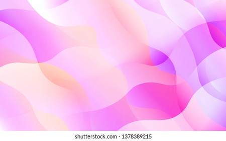 Wavy Background. Soft Color Gradient Background. For Greeting Card, Flyer, Invitation. Vector Illustration