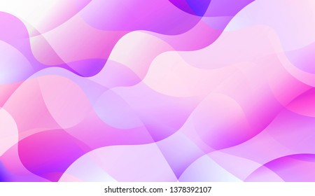 Wavy Background. Soft Color Gradient Background. For Greeting Card, Flyer, Invitation. Vector Illustration