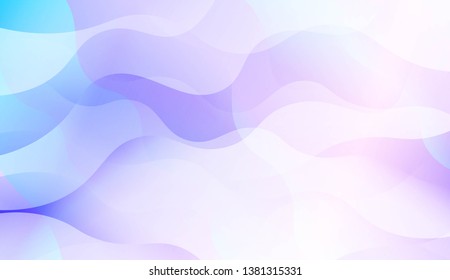 Wavy Background. Soft Color Gradient Background. For Greeting Card, Flyer, Invitation. Vector Illustration