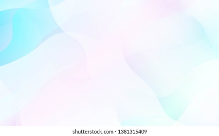 Wavy Background. Soft Color Gradient Background. For Greeting Card, Flyer, Invitation. Vector Illustration