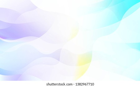 Wavy Background. Soft Color Gradient Background. For Greeting Card, Flyer, Invitation. Vector Illustration