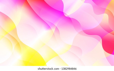 Wavy Background. Soft Color Gradient Background. For Greeting Card, Flyer, Invitation. Vector Illustration