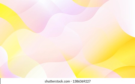 Wavy Background. Soft Color Gradient Background. For Greeting Card, Flyer, Invitation. Vector Illustration