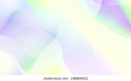 Wavy Background. Soft Color Gradient Background. For Greeting Card, Flyer, Invitation. Vector Illustration