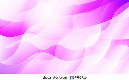 Wavy Background. Soft Color Gradient Background. For Greeting Card, Flyer, Invitation. Vector Illustration