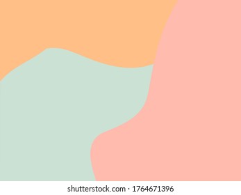 Fondo ondulado como gráfico vector. Banner o afiche vectorial moderno. Gráfica abstracta y simple de color.