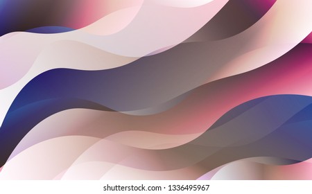 Wavy Background. For Your Design Ad, Banner, Cover Page. Vector Illustration