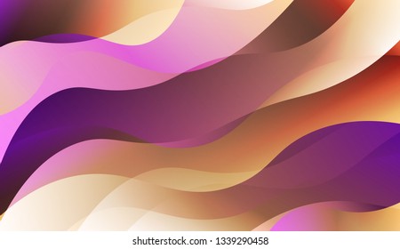 Wavy Background. For Your Design Ad, Banner, Cover Page. Vector Illustration