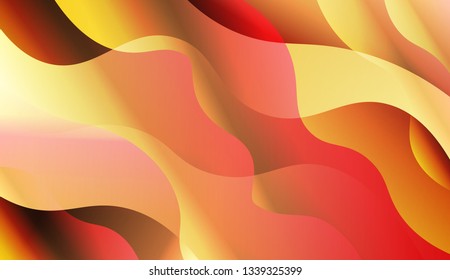 Wavy Background. For Your Design Ad, Banner, Cover Page. Vector Illustration