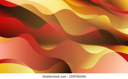 Wavy Background. For Your Design Ad, Banner, Cover Page. Vector Illustration