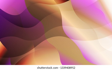 Wavy Background. For Your Design Ad, Banner, Cover Page. Vector Illustration