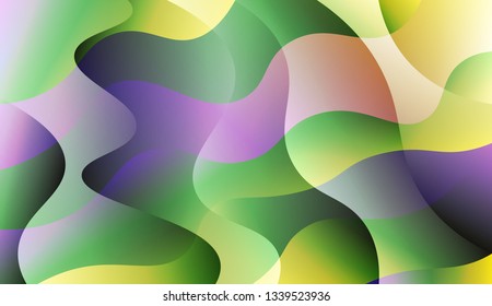 Wavy Background. For Your Design Ad, Banner, Cover Page. Vector Illustration