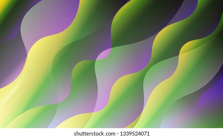 Wavy Background. For Your Design Ad, Banner, Cover Page. Vector Illustration