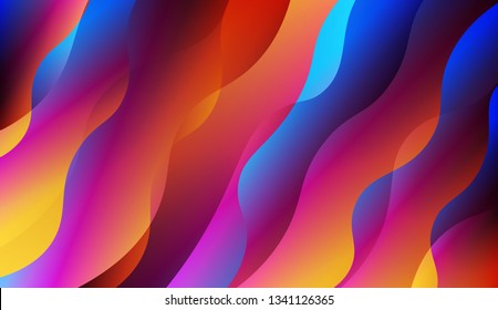 Wavy Background. For Your Design Ad, Banner, Cover Page. Vector Illustration