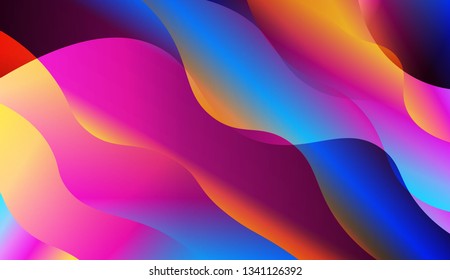 Wavy Background. For Your Design Ad, Banner, Cover Page. Vector Illustration