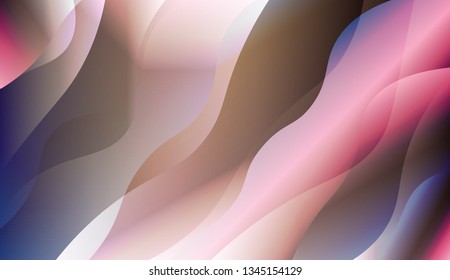 Wavy Background. For Your Design Ad, Banner, Cover Page. Vector Illustration
