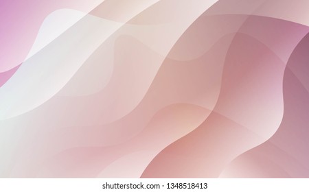 Wavy Background. For Your Design Wallpaper, Presentation, Banner, Flyer, Cover Page, Landing Page. Vector Illustration with Color Gradient