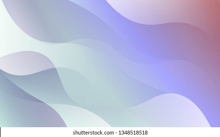 Wavy Background. For Your Design Wallpaper, Presentation, Banner, Flyer, Cover Page, Landing Page. Vector Illustration with Color Gradient