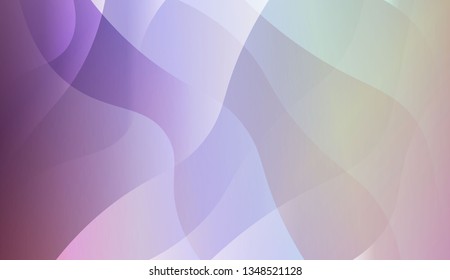 Wavy Background. For Your Design Wallpaper, Presentation, Banner, Flyer, Cover Page, Landing Page. Vector Illustration with Color Gradient