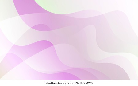 Wavy Background. For Your Design Wallpaper, Presentation, Banner, Flyer, Cover Page, Landing Page. Vector Illustration with Color Gradient