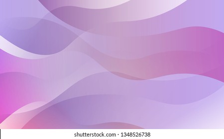 Wavy Background. For Your Design Wallpaper, Presentation, Banner, Flyer, Cover Page, Landing Page. Vector Illustration with Color Gradient