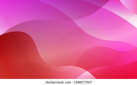 Wavy Background. For Your Design Wallpaper, Presentation, Banner, Flyer, Cover Page, Landing Page. Vector Illustration with Color Gradient