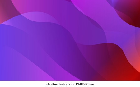 Wavy Background. For Your Design Wallpaper, Presentation, Banner, Flyer, Cover Page, Landing Page. Vector Illustration with Color Gradient