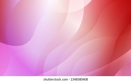 Wavy Background. For Your Design Wallpaper, Presentation, Banner, Flyer, Cover Page, Landing Page. Vector Illustration with Color Gradient
