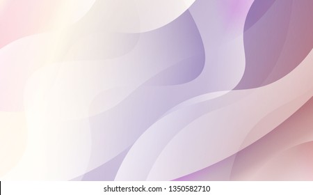 Wavy Background. For Your Design Wallpaper, Presentation, Banner, Flyer, Cover Page, Landing Page. Vector Illustration with Color Gradient