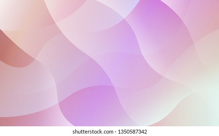 Wavy Background. For Your Design Wallpaper, Presentation, Banner, Flyer, Cover Page, Landing Page. Vector Illustration with Color Gradient