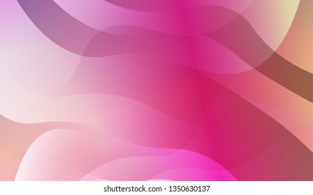 Wavy Background. For Your Design Wallpaper, Presentation, Banner, Flyer, Cover Page, Landing Page. Vector Illustration with Color Gradient