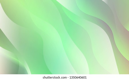 Wavy Background. For Your Design Wallpaper, Presentation, Banner, Flyer, Cover Page, Landing Page. Vector Illustration with Color Gradient