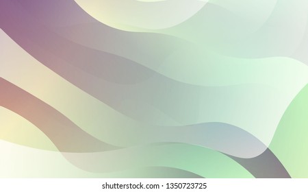 Wavy Background. For Your Design Wallpaper, Presentation, Banner, Flyer, Cover Page, Landing Page. Vector Illustration with Color Gradient