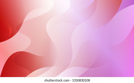 Wavy Background. For Your Design Wallpaper, Presentation, Banner, Flyer, Cover Page, Landing Page. Vector Illustration with Color Gradient